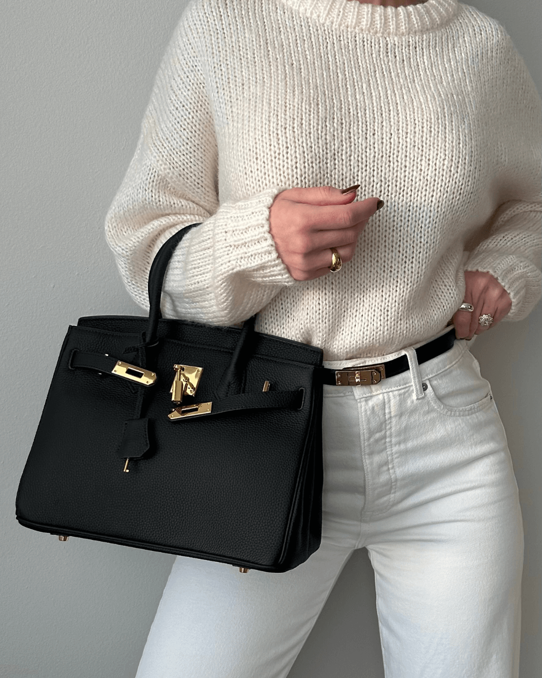 Grande borsa in pelle per donna