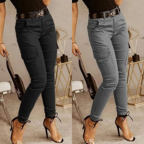 Maja - Jeans cargo pour femmes pour une polyvalence élégante