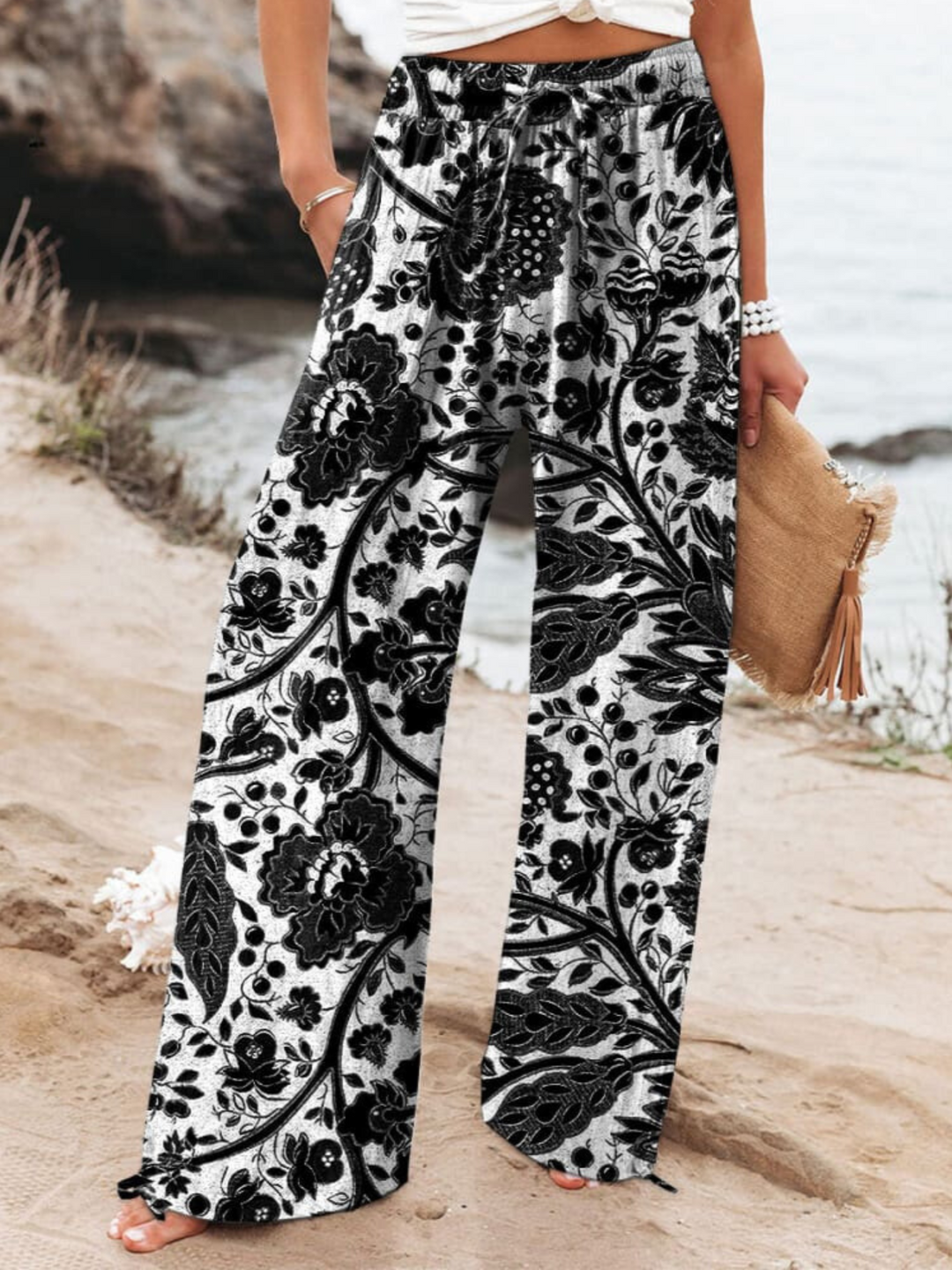 Arionna - Pantalons de loisirs - Chic - Design polyvalent - Idéal pour l'été pour femmes