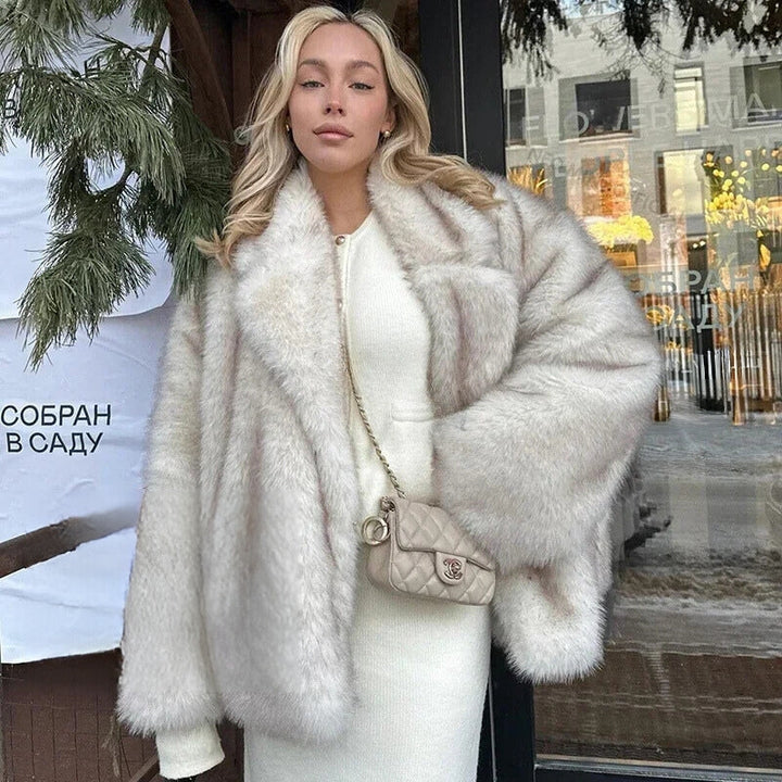 Jocelyn - Übergroße Winterjacke aus Pelz