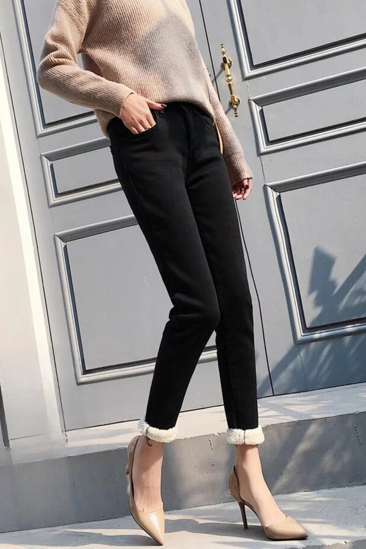 Peach - Jean skinny d'hiver chaud