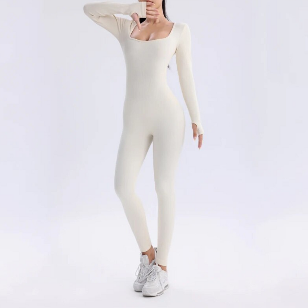SleekSculpt Langärmeliger Jumpsuit