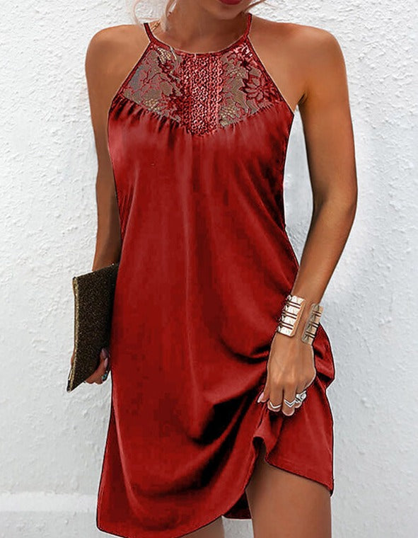 Amelia - Robe en dentelle sans manches