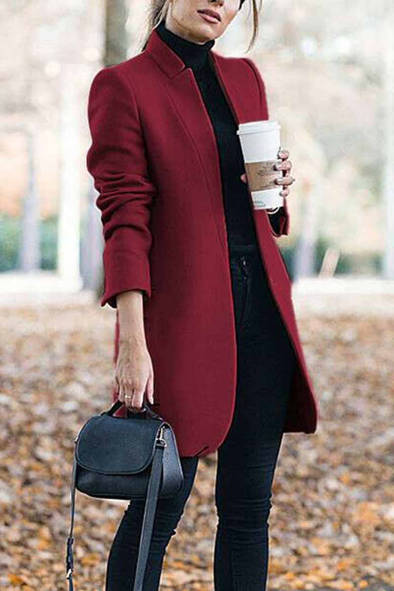 Amara - Cappotto elegante con collo alto