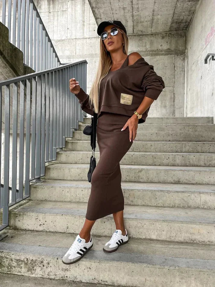 Anita - Robe et ensemble sweat-shirt