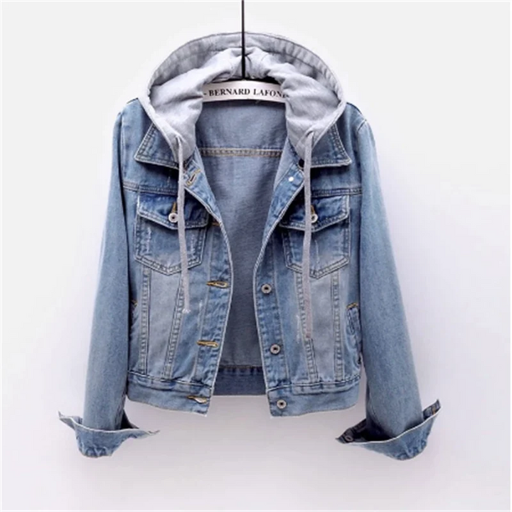 Annemarie - Veste en jean avec capuche