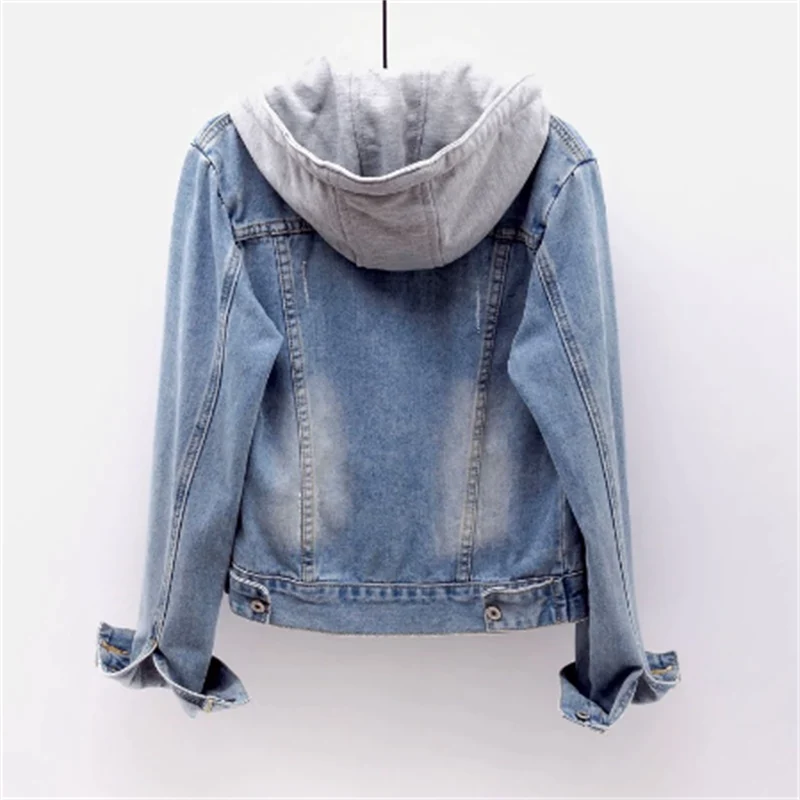Annemarie - Veste en jean avec capuche