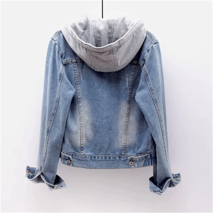 Annemarie - Veste en jean avec capuche