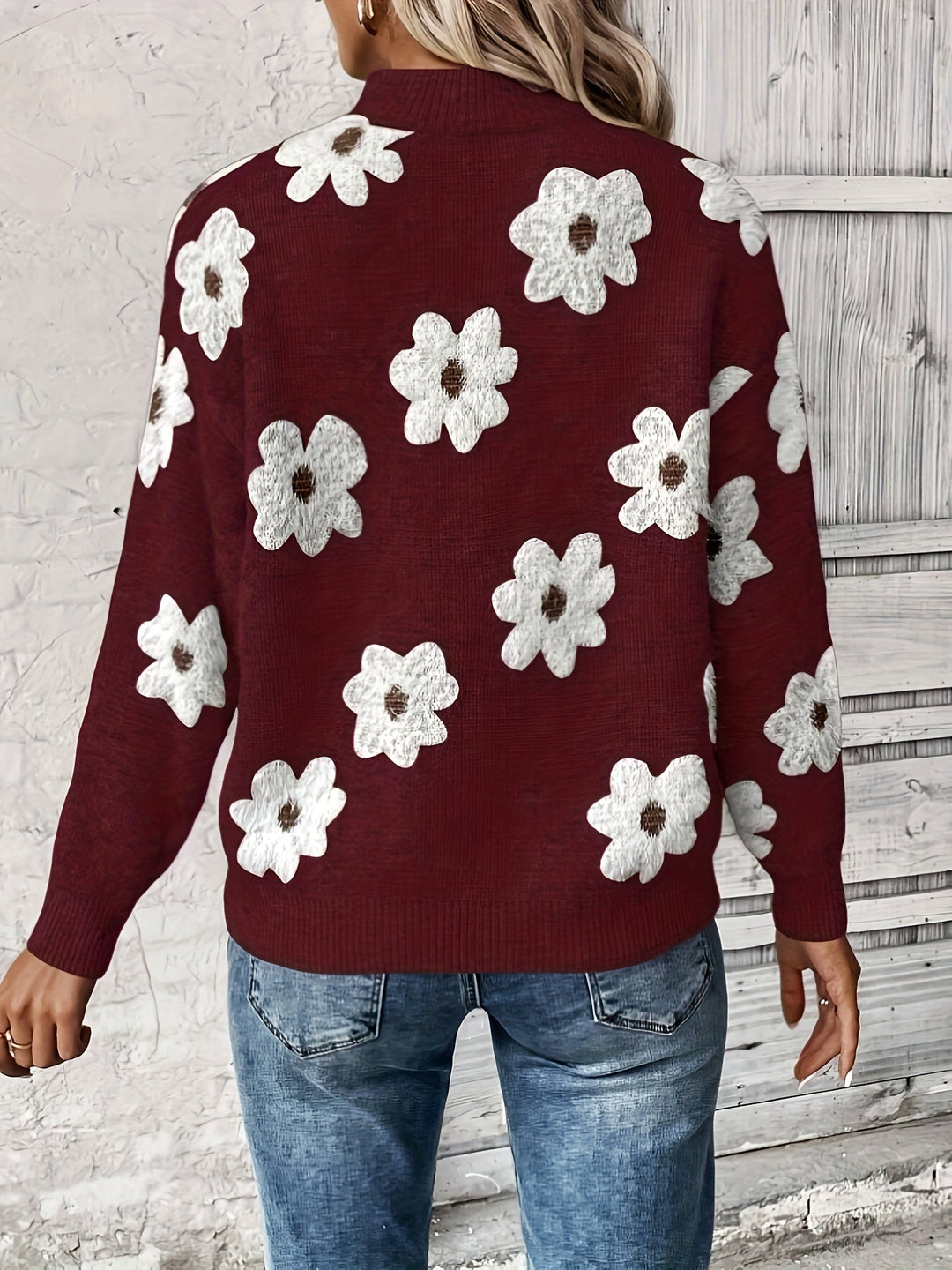 Lelia - Pull décontracté avec fermeture éclair pour femmes