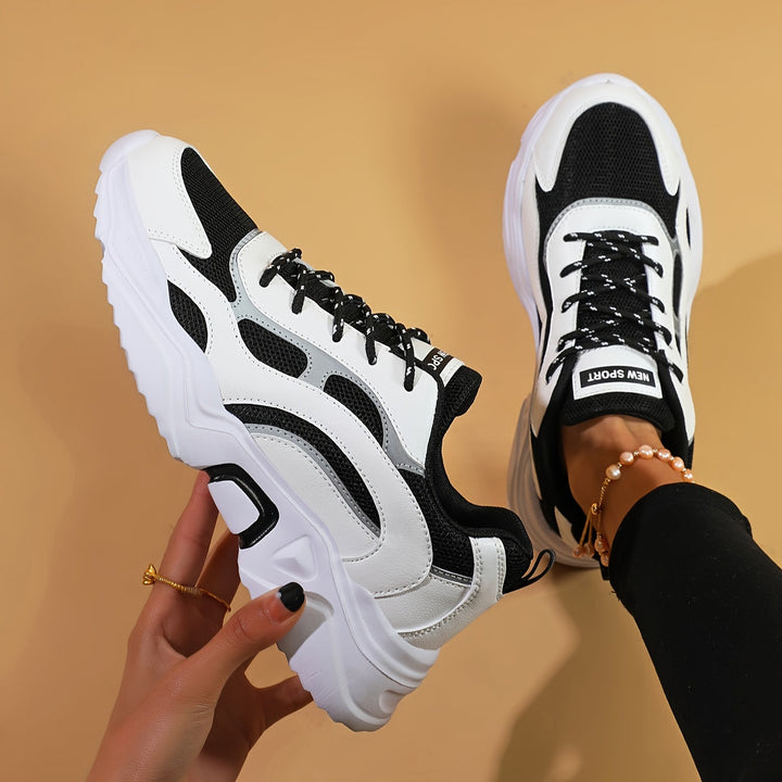 Stylish Fashionable Platform Chunky Sneakers for Women | Perfect for Casual Days