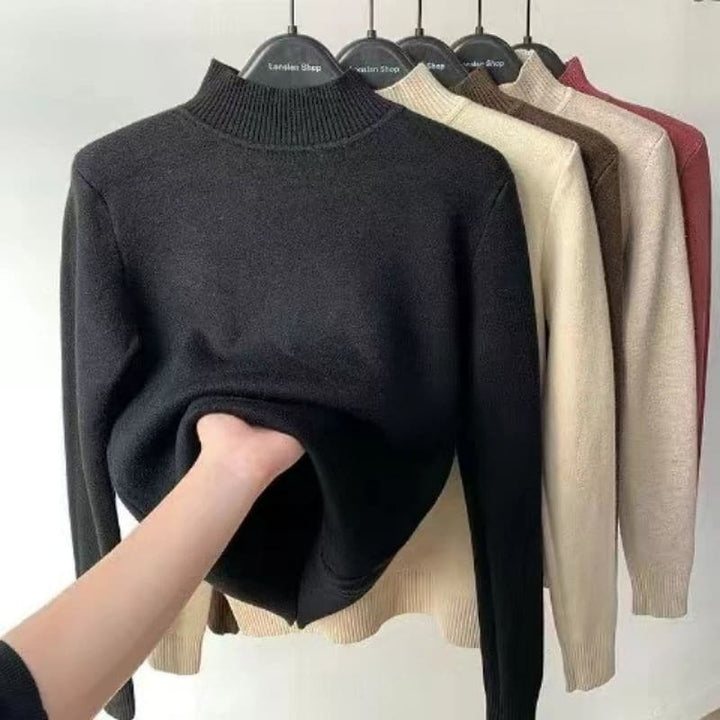 Mariah - Pull à col roulé automne-hiver pour femmes pour dames