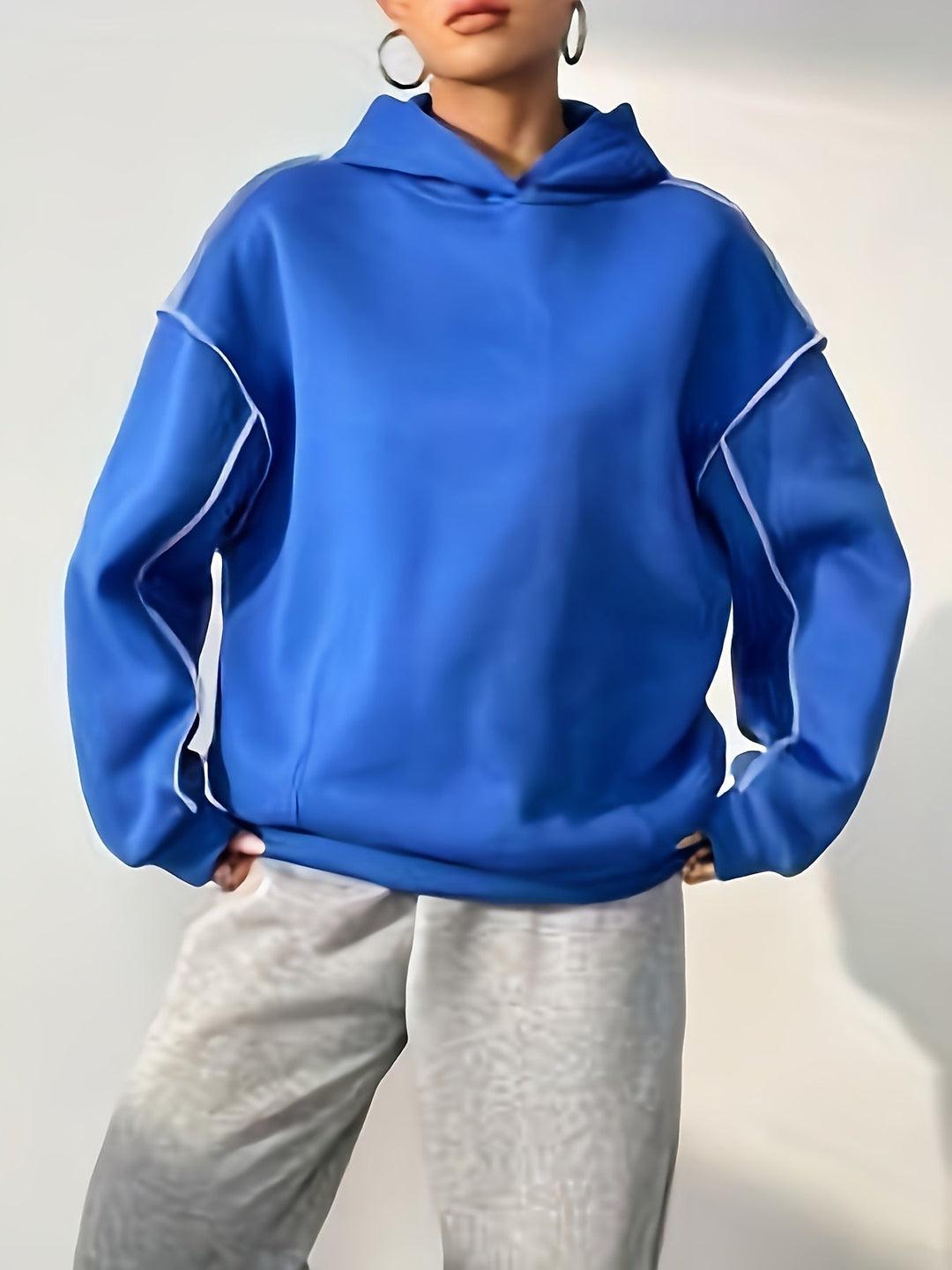 Stilvoller Vintage-Pullover-Hoodie mit Kapuze für Women | Perfekt für den Alltag