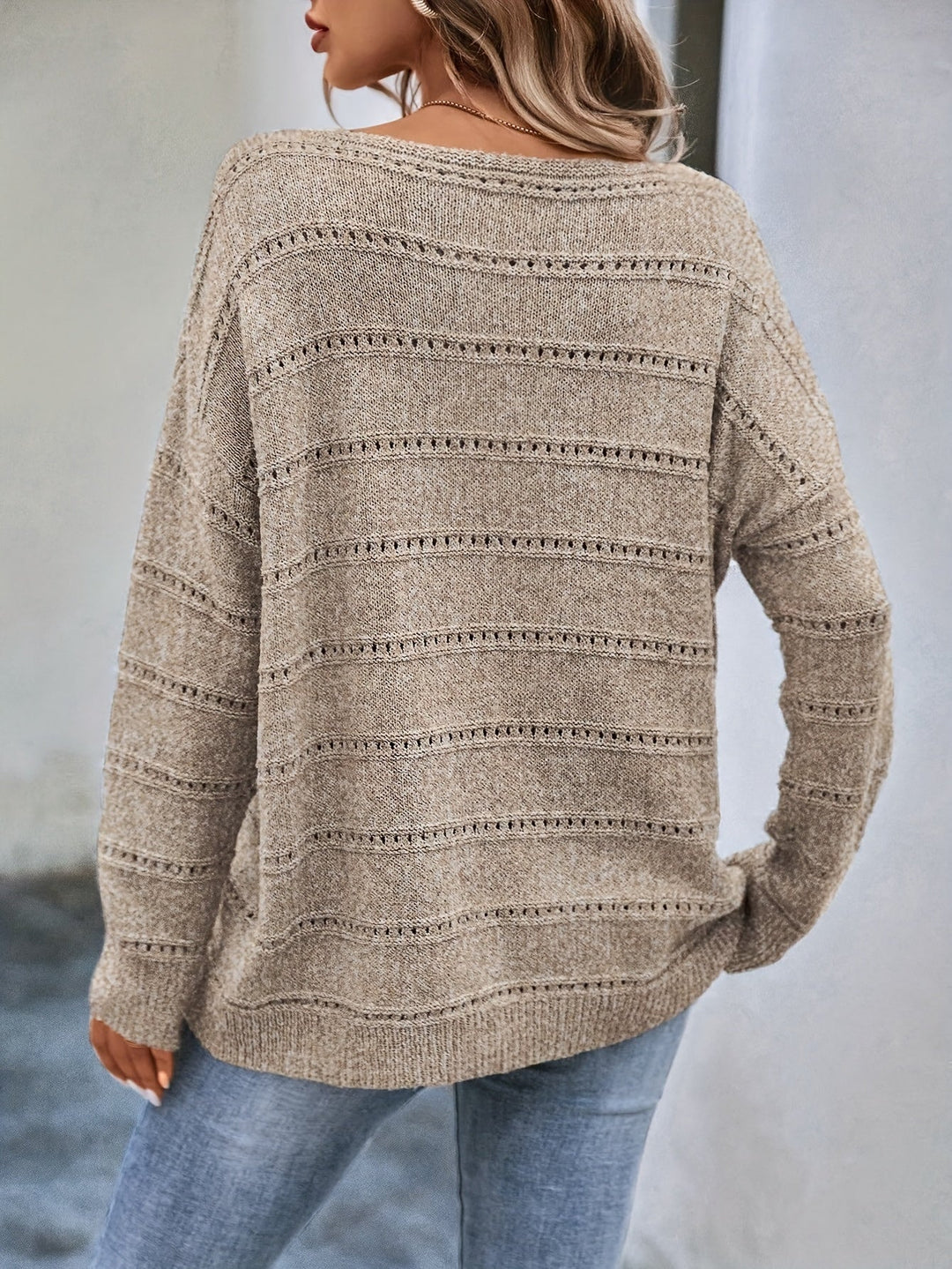 Tisha - Pull en maille décontracté pour femme
