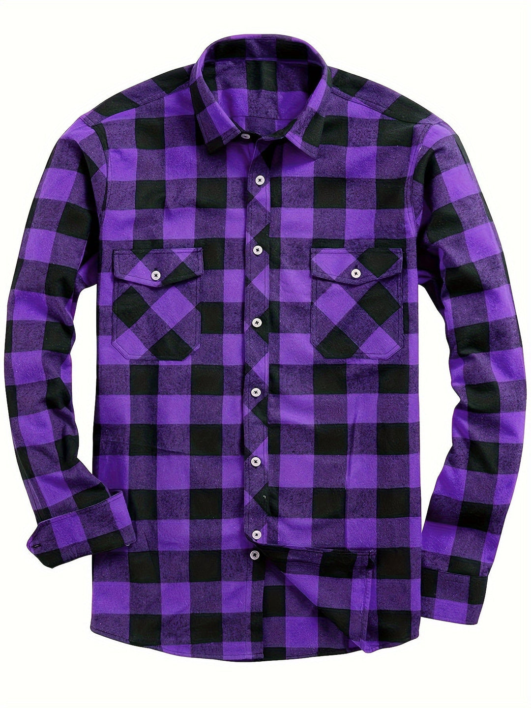 David | Camicia di flanella a quadri con maniche lunghe