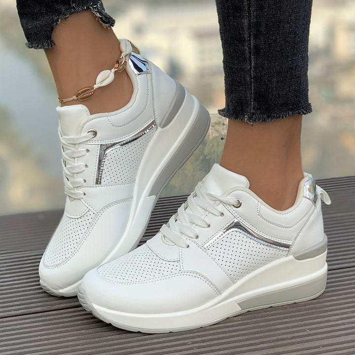 Lässige Einfarbige Sneaker für Damen | Ideal für den Alltag