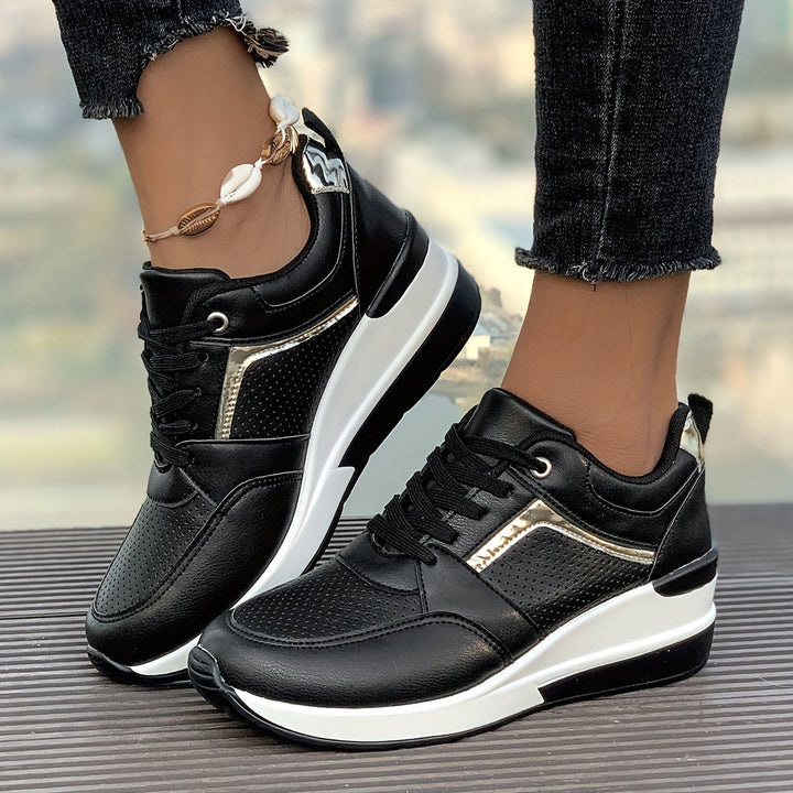 Lässige Einfarbige Sneaker für Damen | Ideal für den Alltag