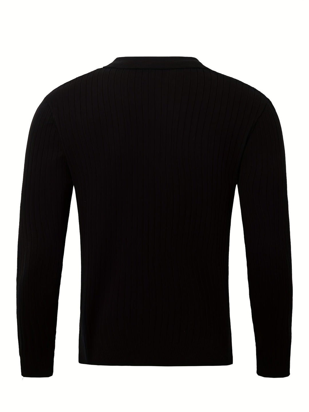 Stylisches Chic Strick-Shirt V-Ausschnitt Baumwolle Fleece Sweatshirt für Männer | Perfekt für lässige Tage