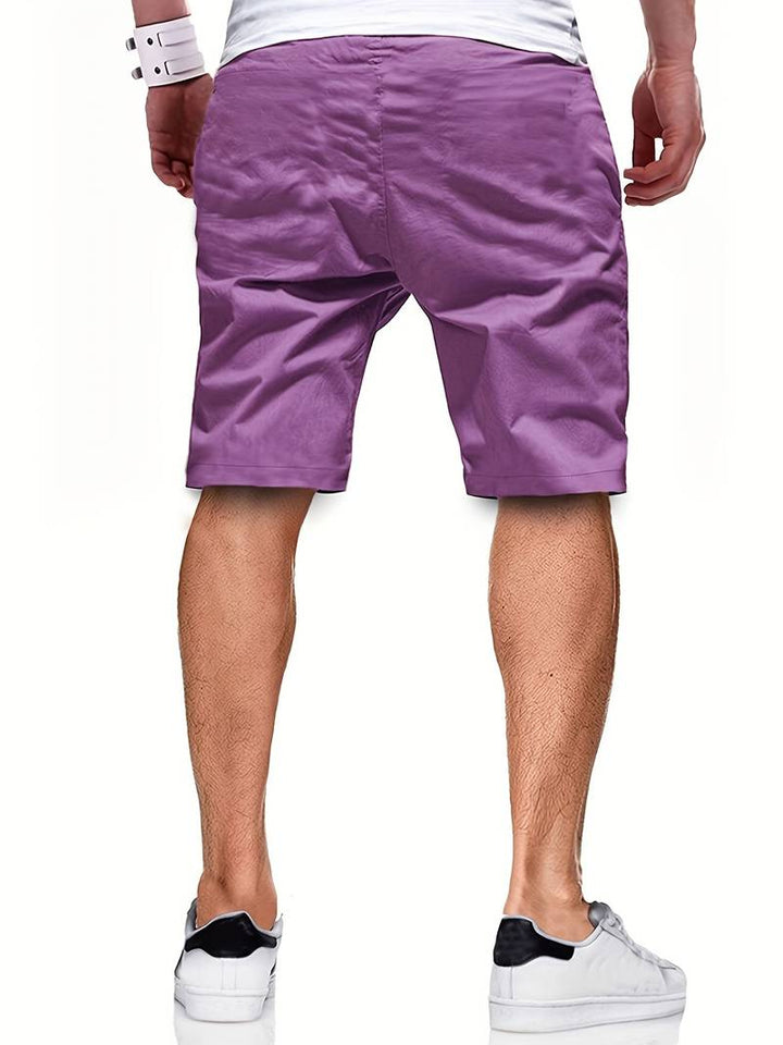 Herren Shorts mit Kordelzug – Bequeme Sommer-Shorts aus Baumwollmix für Freizeit, Sport & Streetwear Style