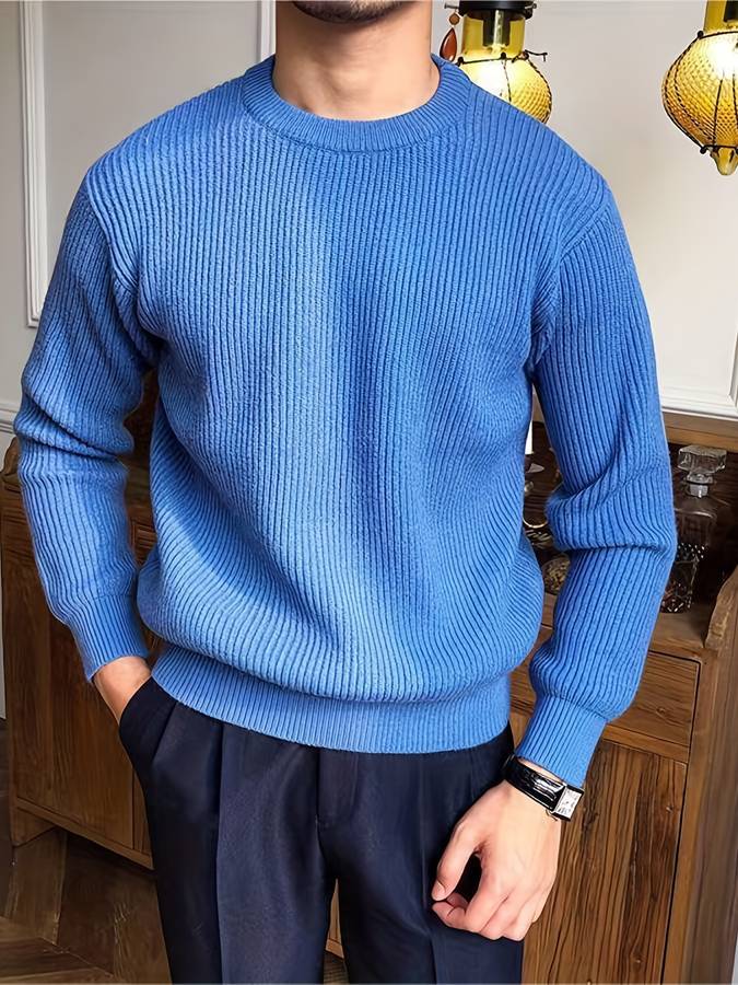 Elegancki sweter o strukturze