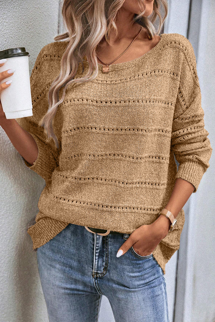Maglione di lusso con dettagli elaborati per donne