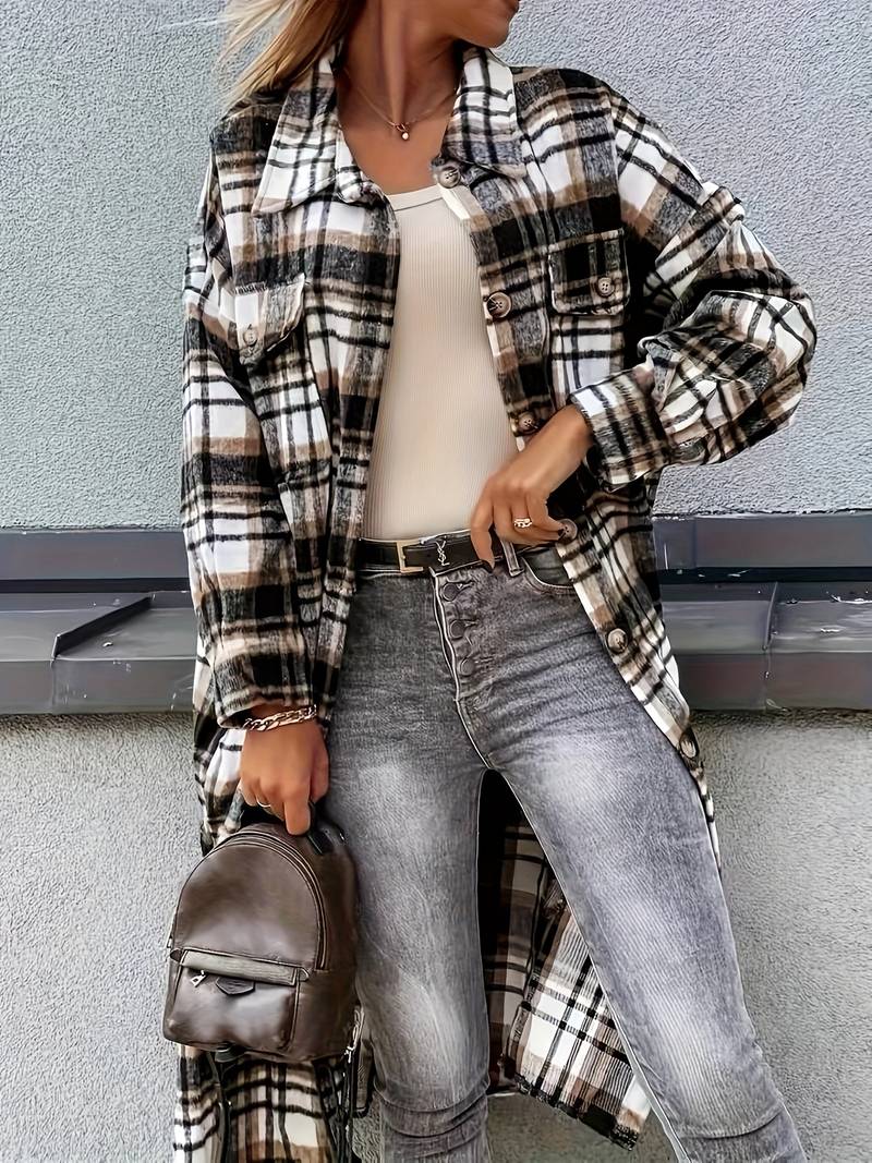 Alice - Camicia a quadri Giacche Cappotto