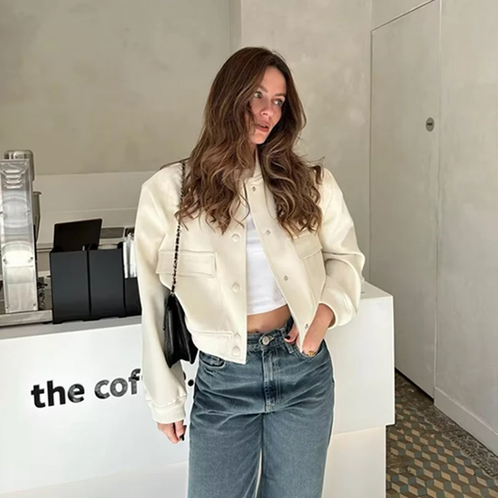 Evelyn - Giacca bomber casual corta