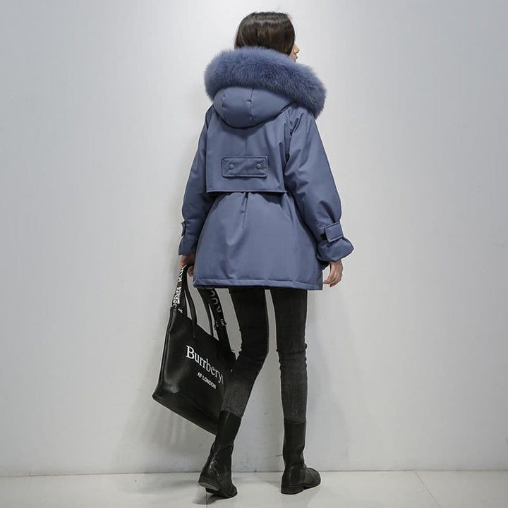 Lässiger Winterparka Mit Veganfell Für Damen | Ideal für Winter