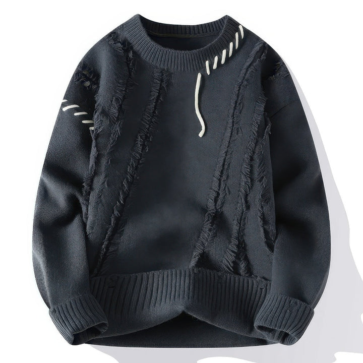 TONI | Pull col roulé patchwork unisexe