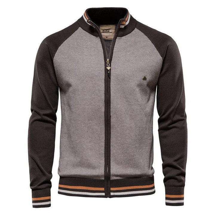 Waylon - Warme und lässige College-Strickjacke