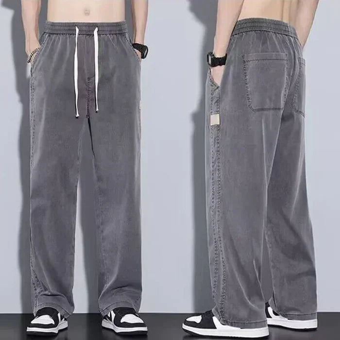 Jaquan - Jean - Décontracté - Élastique / Design Polyvalent - Adapté au Quotidien pour Hommes