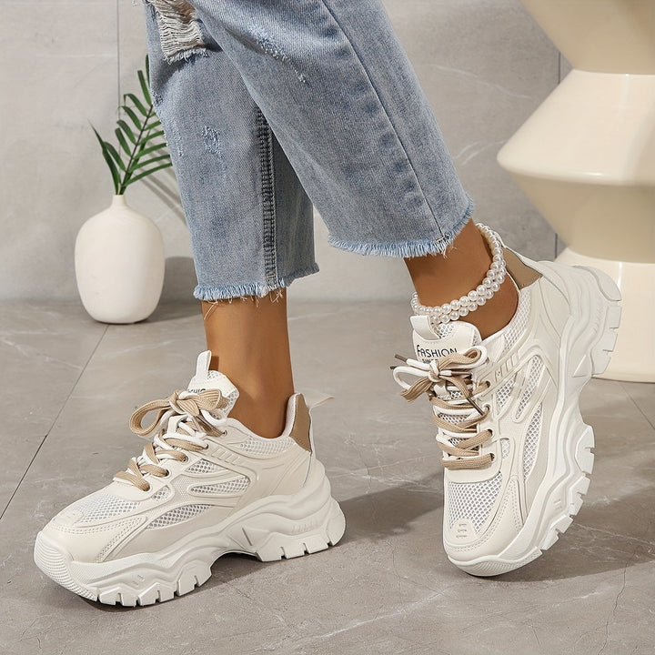 Stylische Mesh-Chunky Sneakers für Damen | Perfekt für den Alltag