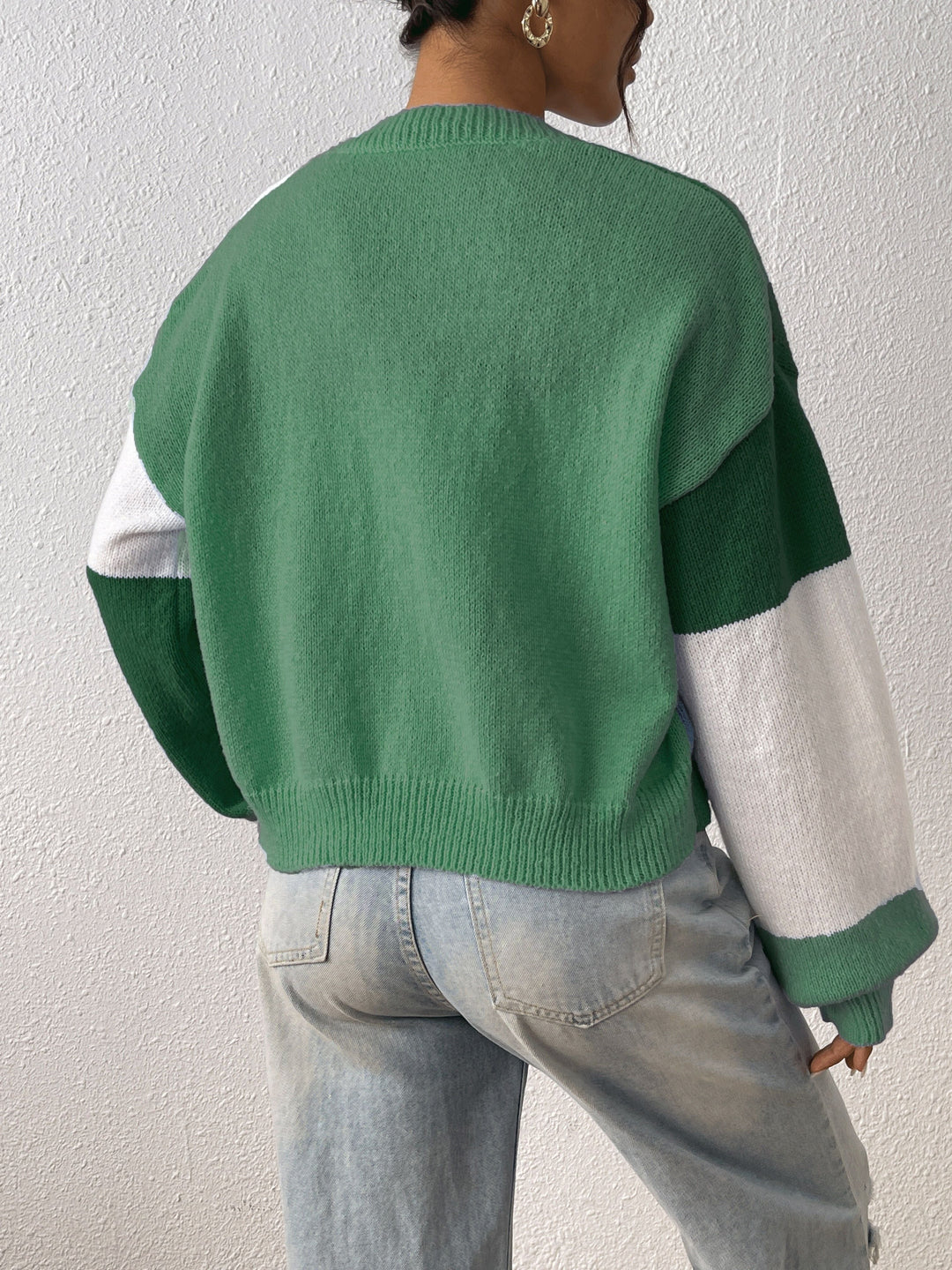 Eleganter stilvoller Cashmere-Strickwaren-Cardigan für Damen | Für den Alltag