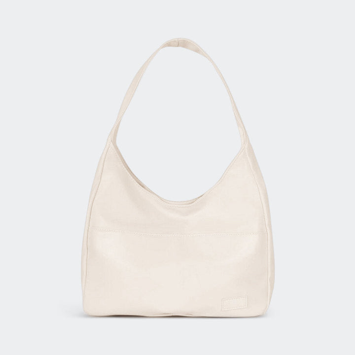 Borsa a tracolla minimalista in pelle vegana – Borsa hobo retrò per donna