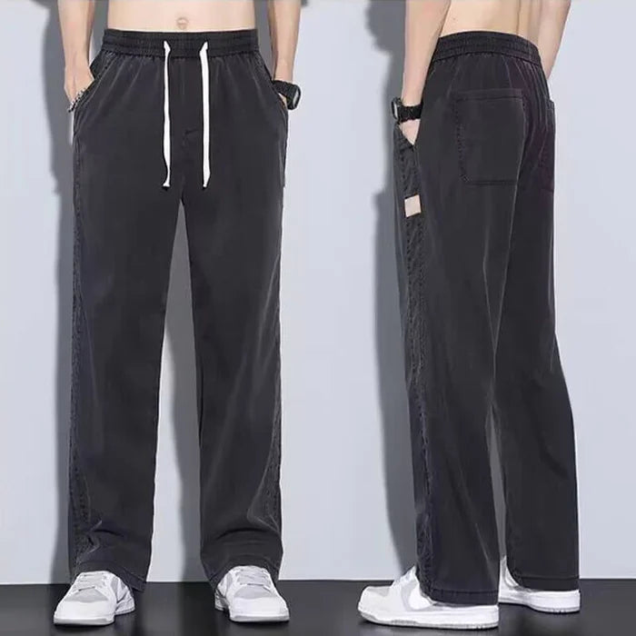 Jaquan - Jean - Décontracté - Élastique / Design Polyvalent - Adapté au Quotidien pour Hommes