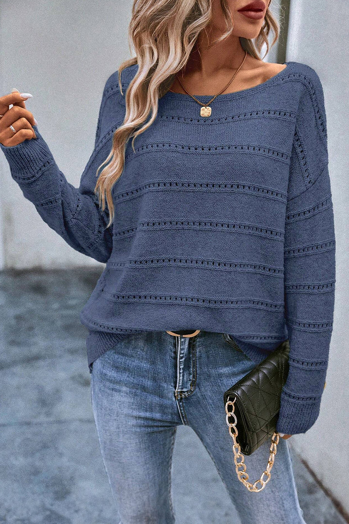 Maglione di lusso con dettagli elaborati per donne