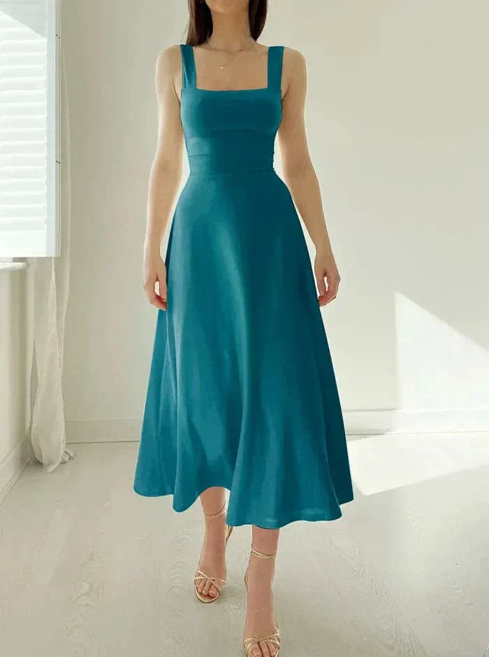 Midi A-Line Dress Elegance – Timeless and Sophisticated Elegance
