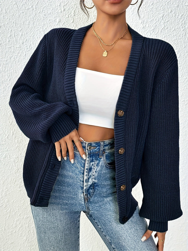 Cardigan en laine tricotée chaude et élégante pour femmes | Idéal pour toutes les saisons