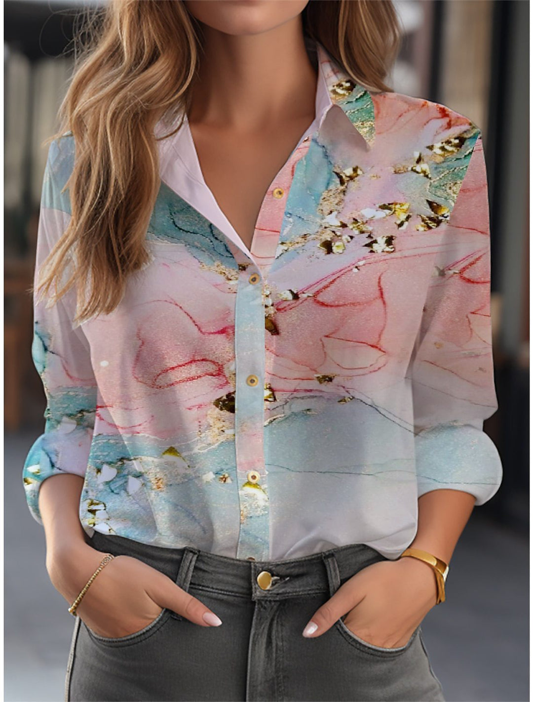 FLORIEN | Camicetta con motivo floreale