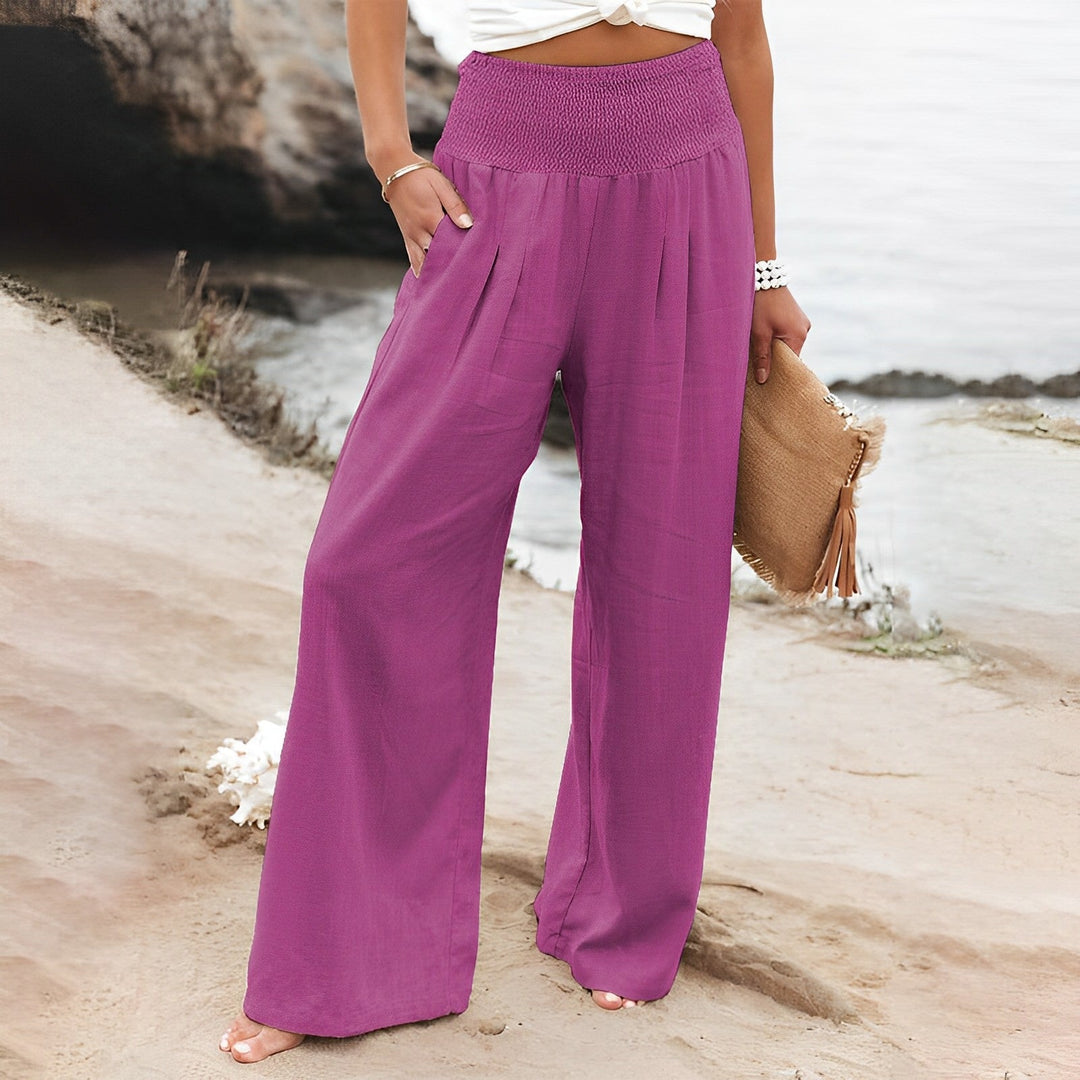 Coll - pantalon à jambes larges