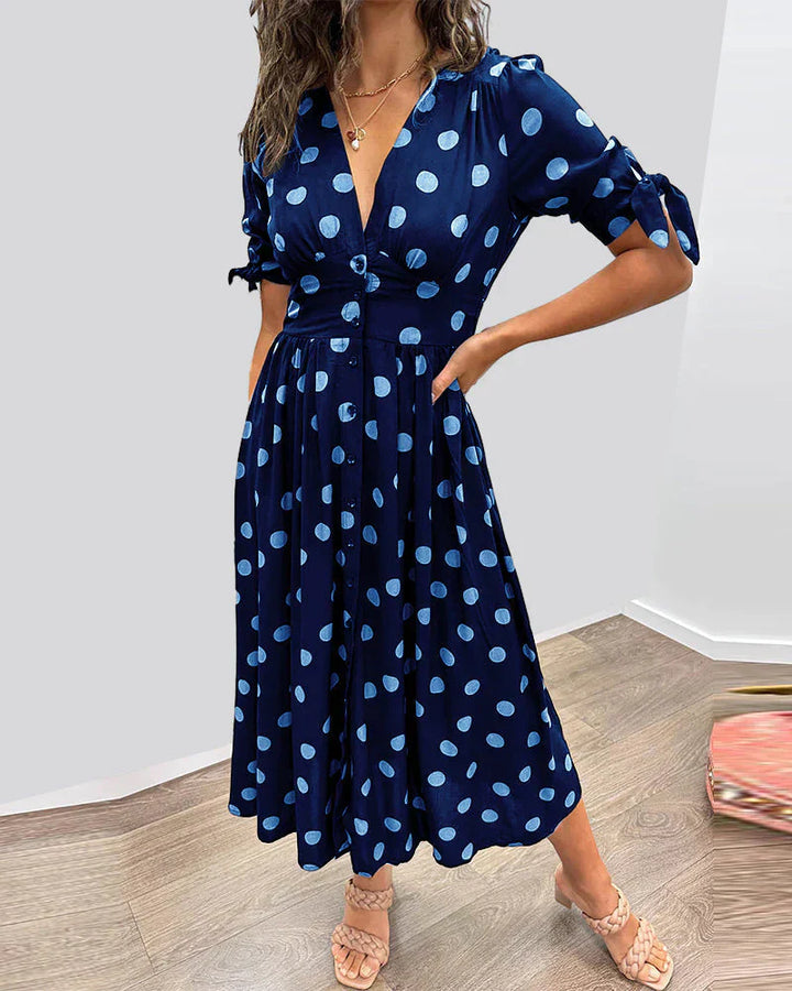 Beatrice - Robe à pois