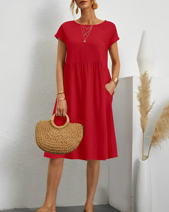 CELIA – Luftiges & Elegantes Baumwollkleid