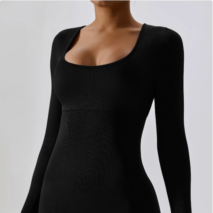 SleekSculpt Langärmeliger Jumpsuit