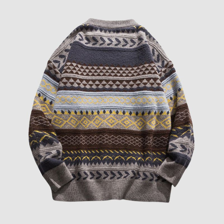 May - Gestreifter Vintage-Pullover