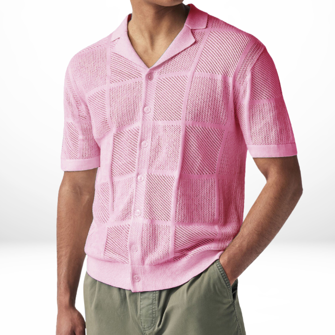 Tasi - chemise en maille décontractée respirante pour hommes