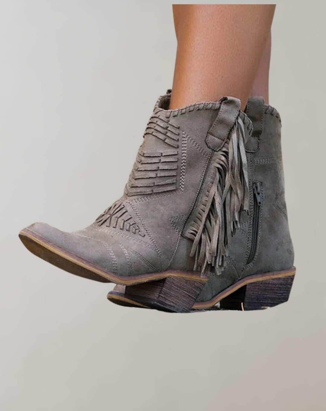 Annie - stilvolle schicke Fransenstiefel