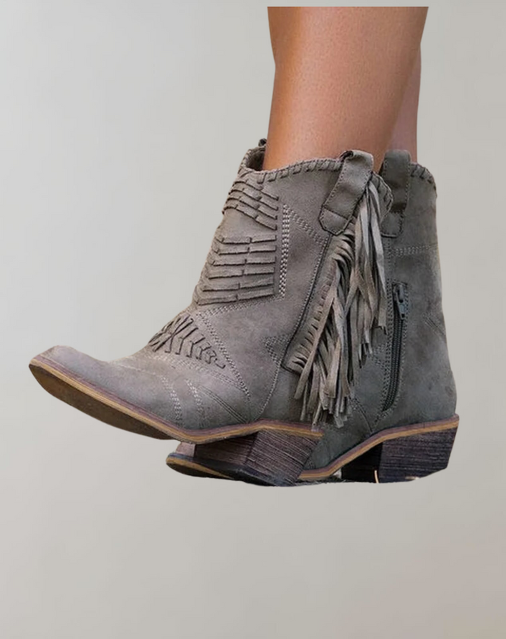 Annie - stilvolle schicke Fransenstiefel