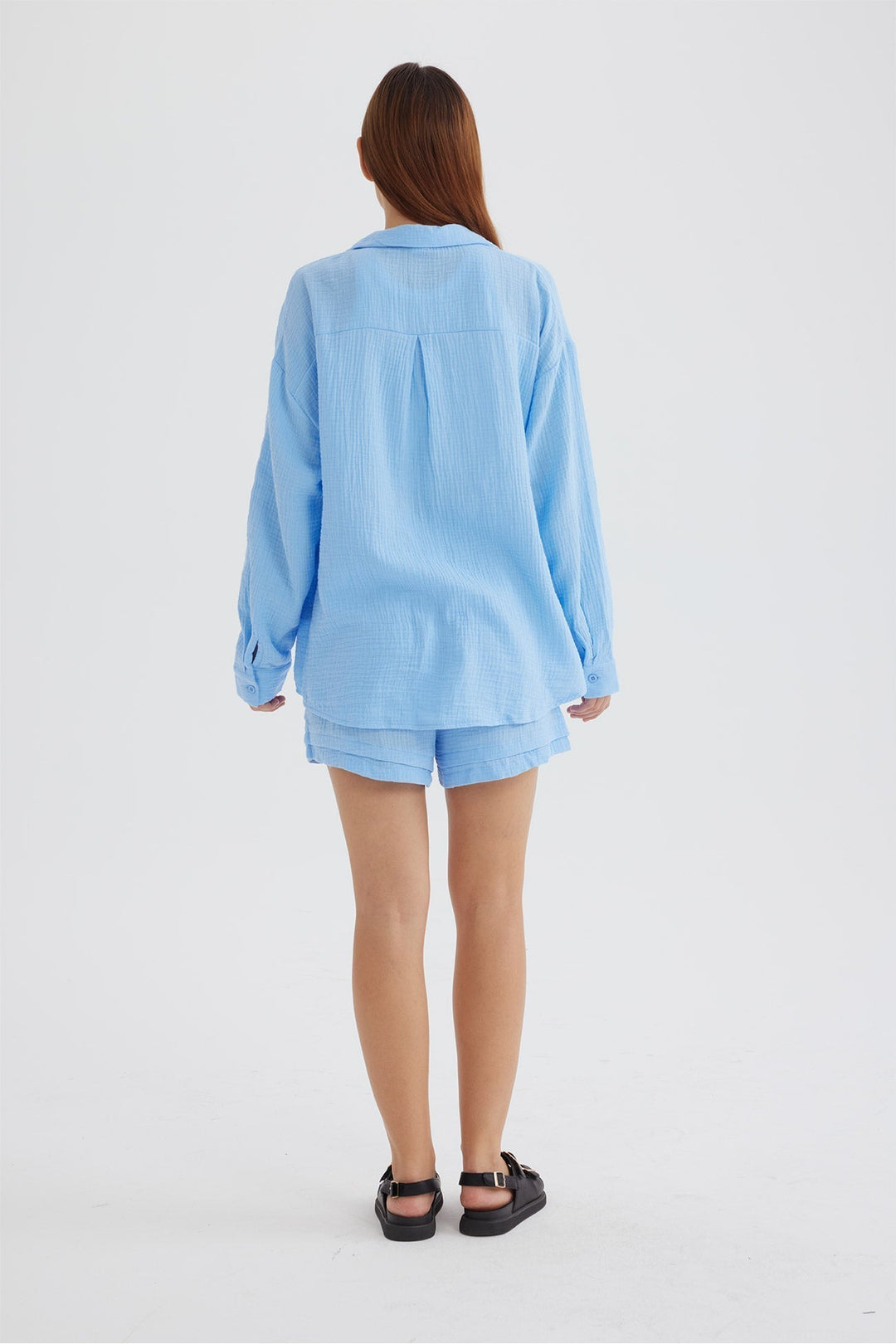 Eize - lässiges Sommer-Chic-Set [Bluse+Kurze Hosen]