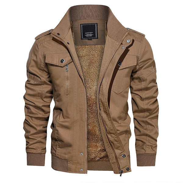 Moderne Trendige Bomberjacke mit Weichem Innenfutter für Herren | Perfekt für Alltag