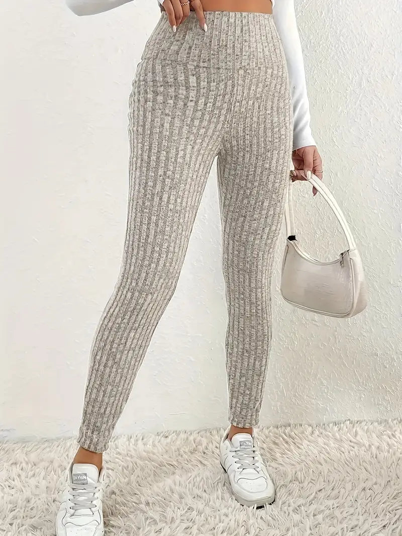 Lux – Leggings tricotées avec doublure en polaire