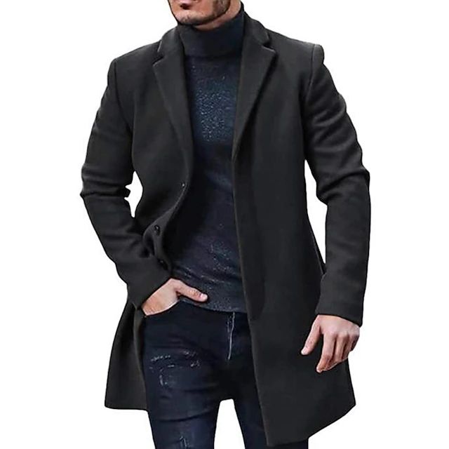 Eli - manteau en laine avec boutons